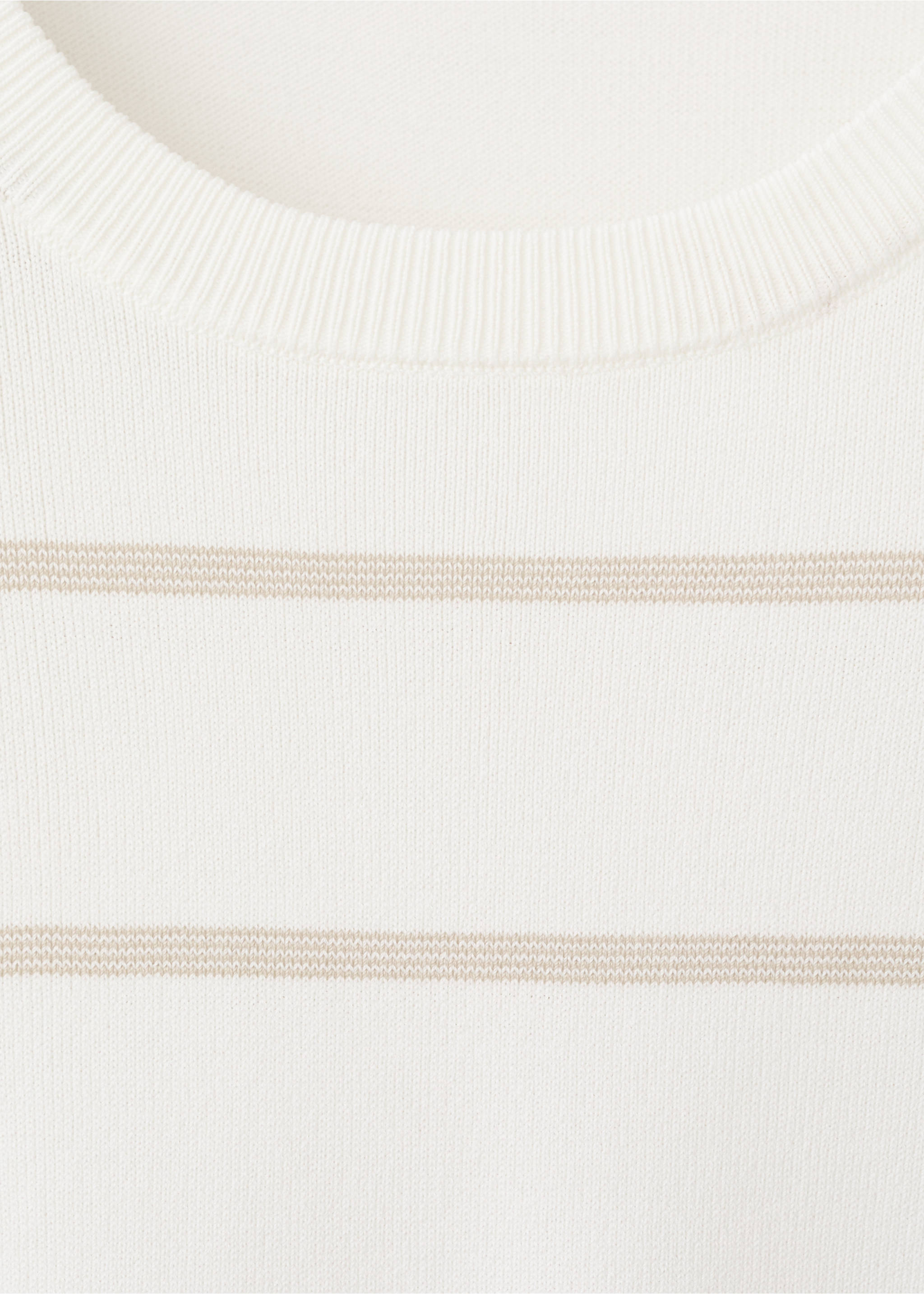 Horizontal striped T-shirt - Details of the article 8, Off White. Ref: 37031438-00.