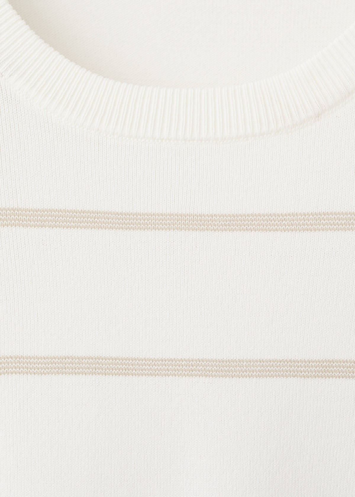 Slim fit striped jersey t-shirt — Off White