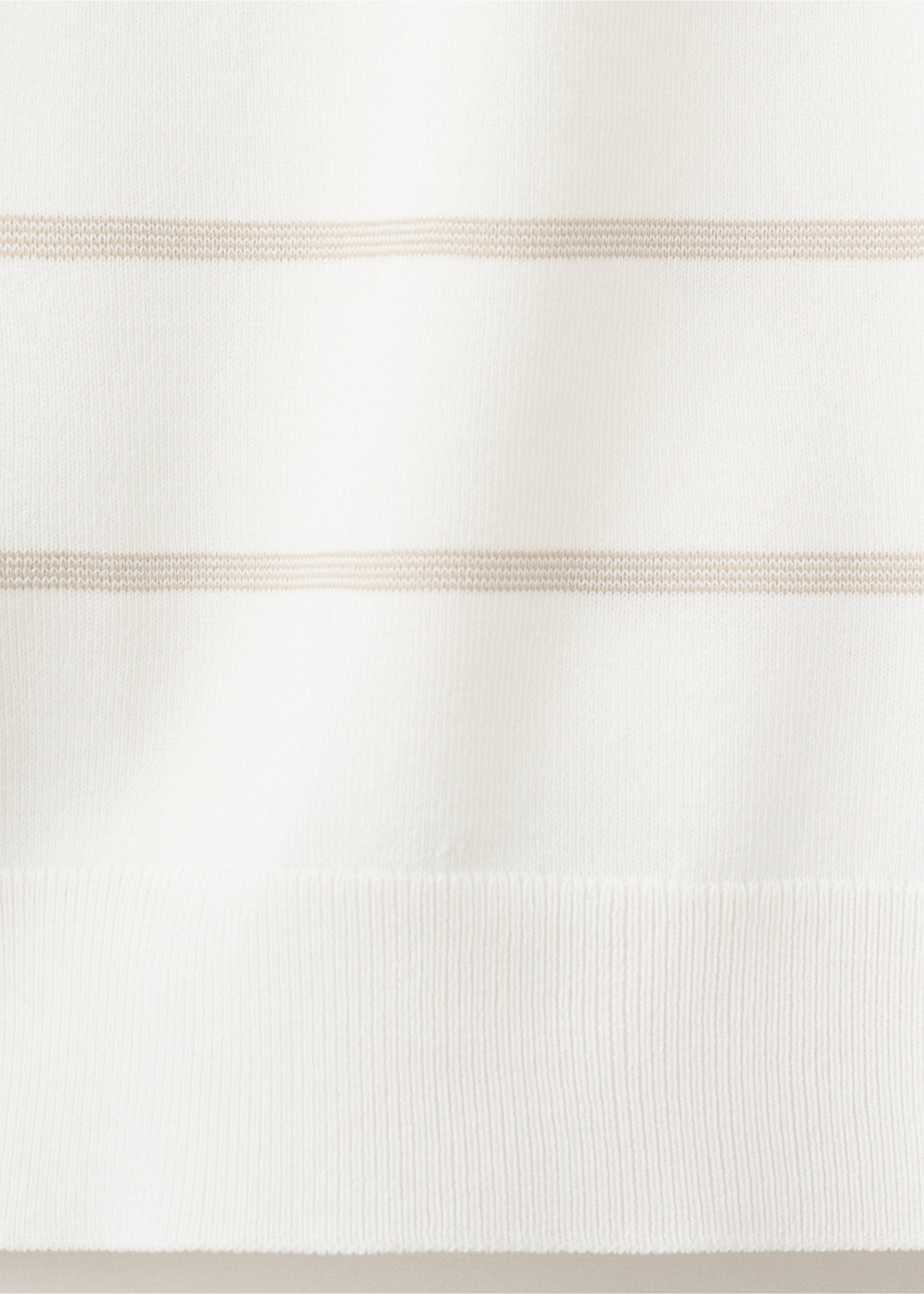Horizontal striped T-shirt - Details of the article 0, Off White. Ref: 37031438-00.