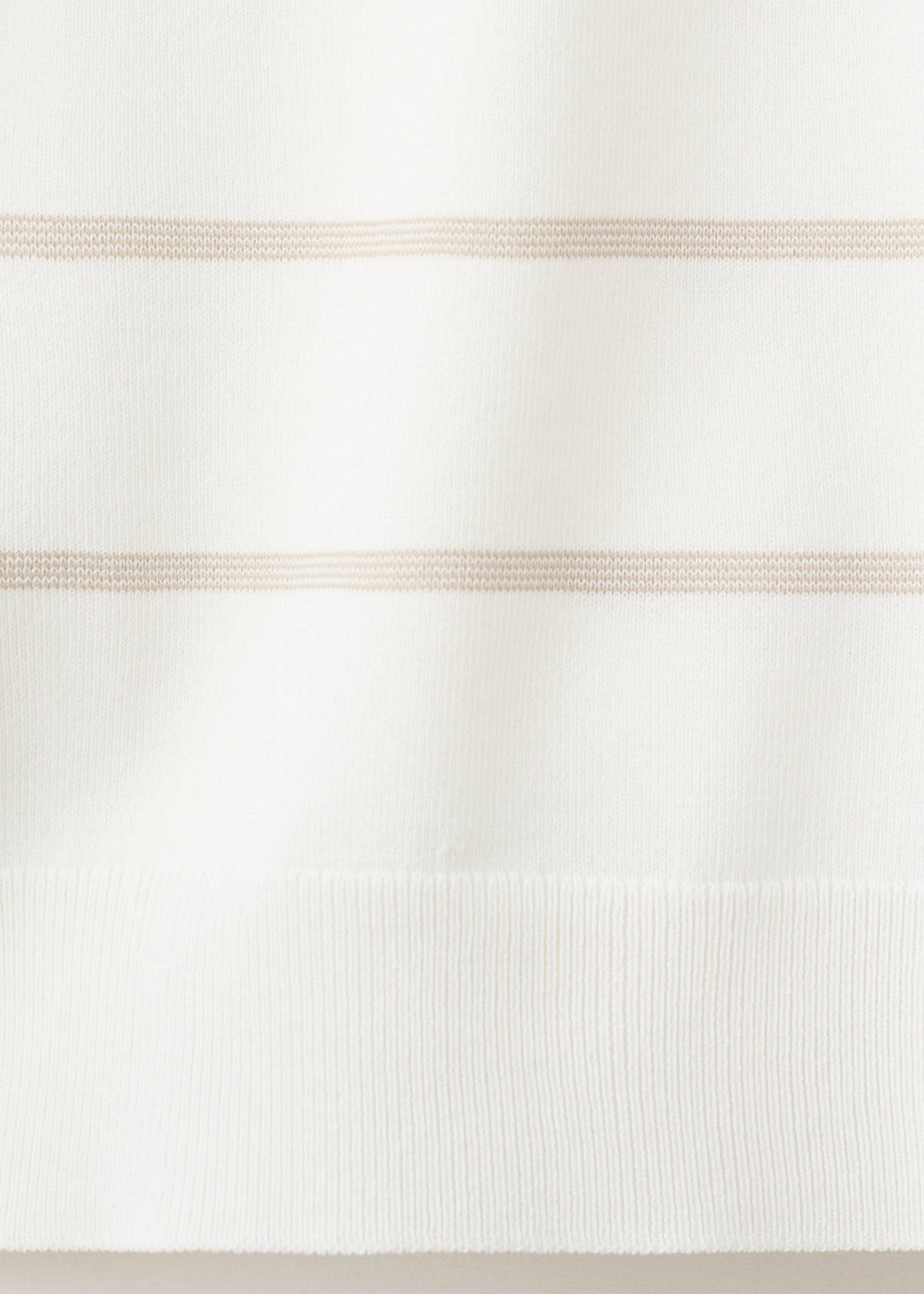 Slim fit striped jersey t-shirt — Off White