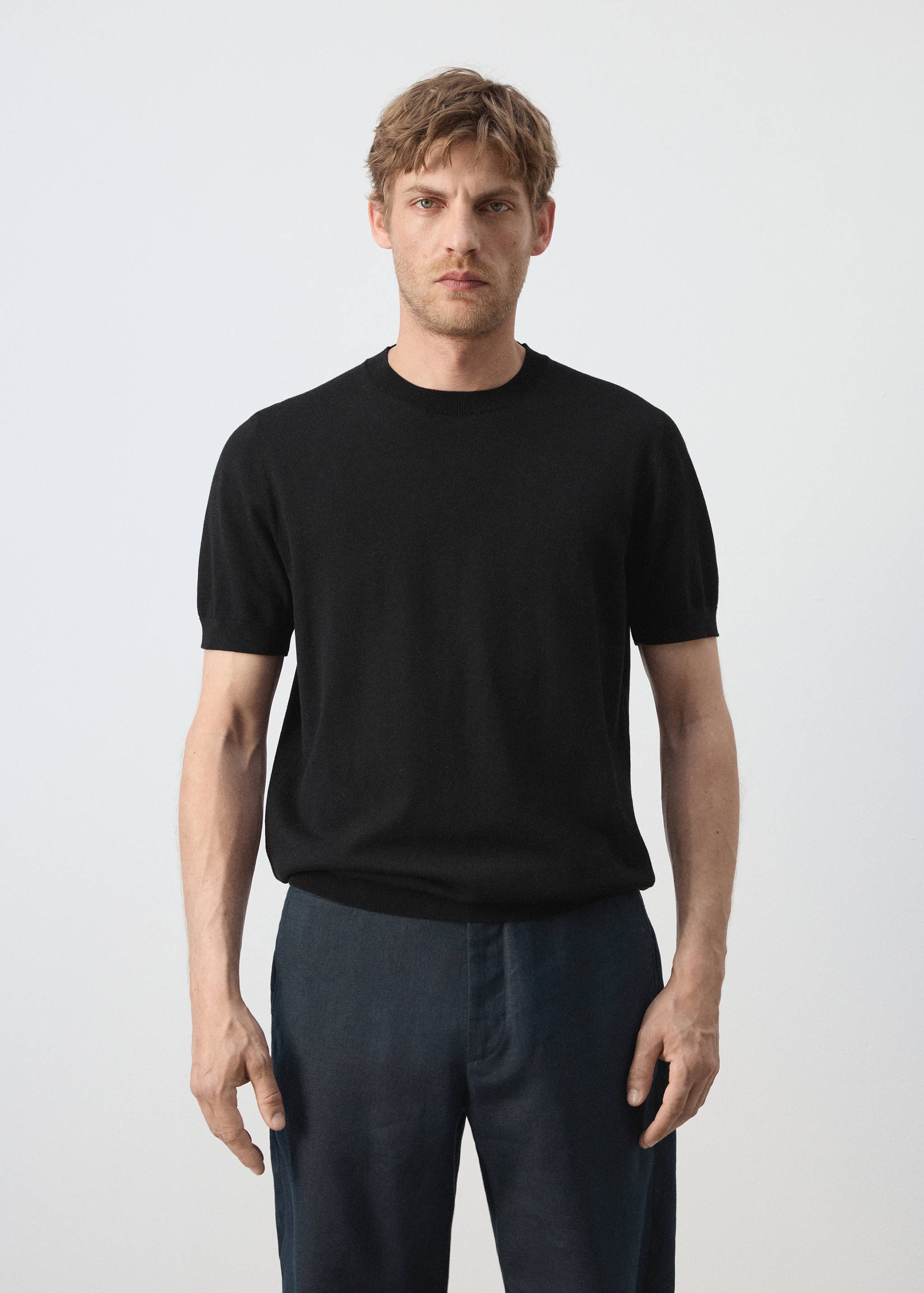 Regular-fit 100% cotton t-shirt - Medium plane