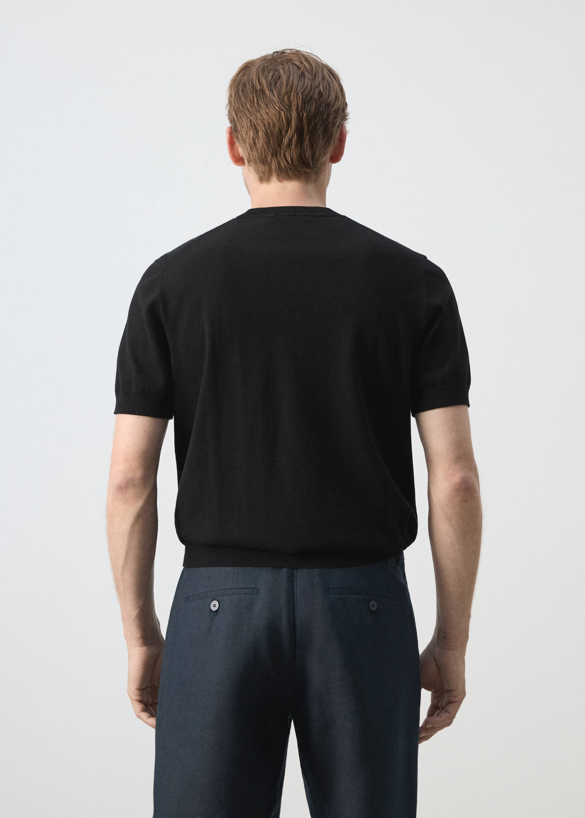 Regular-fit 100% cotton t-shirt - Reverse of the article