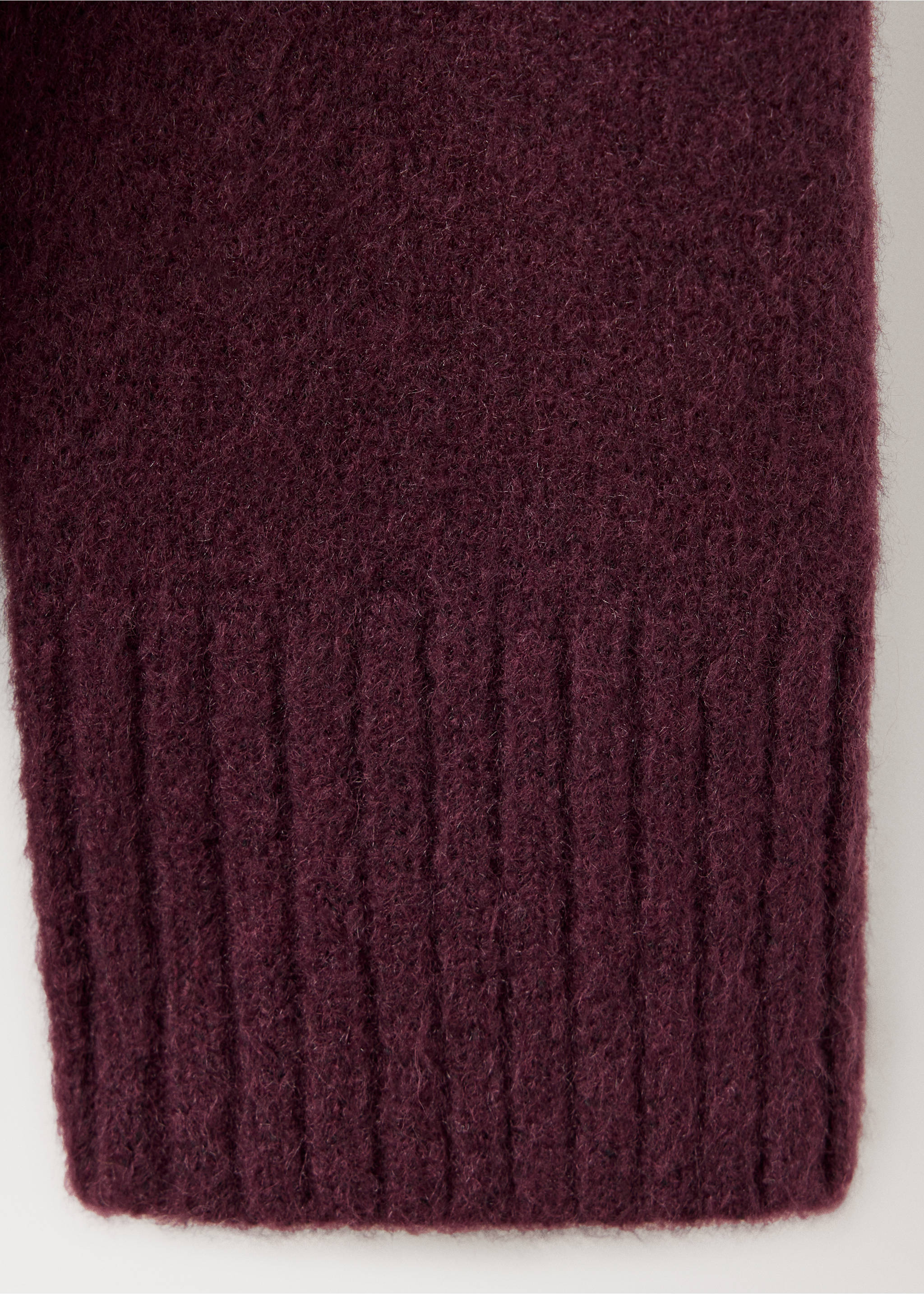 Cardigan de pyjama en maille à boutons - Détail de l'article 0, Bordeaux. Ref: 37031440-00.