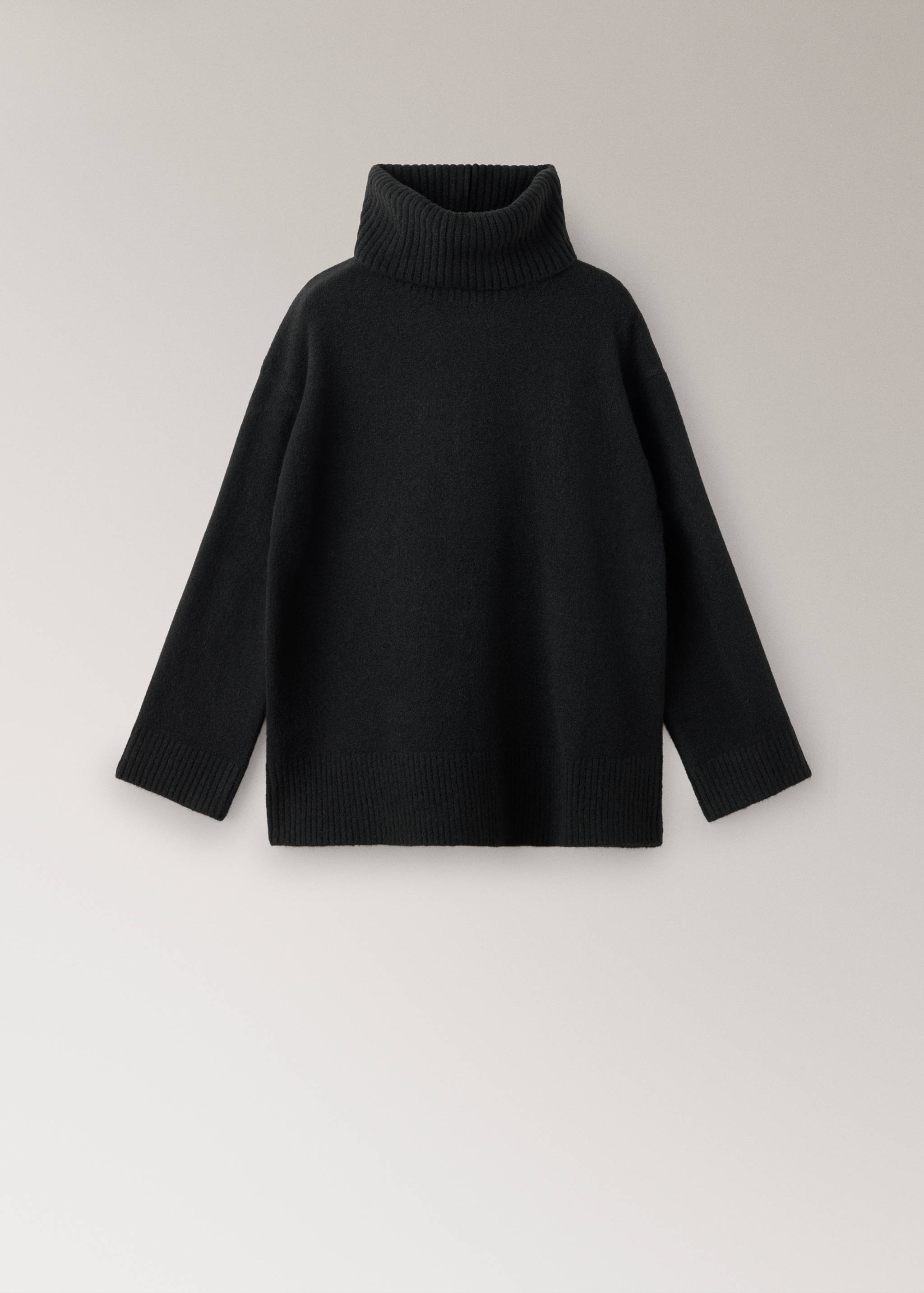 Jersey pyjama top with roll neck - Article without model