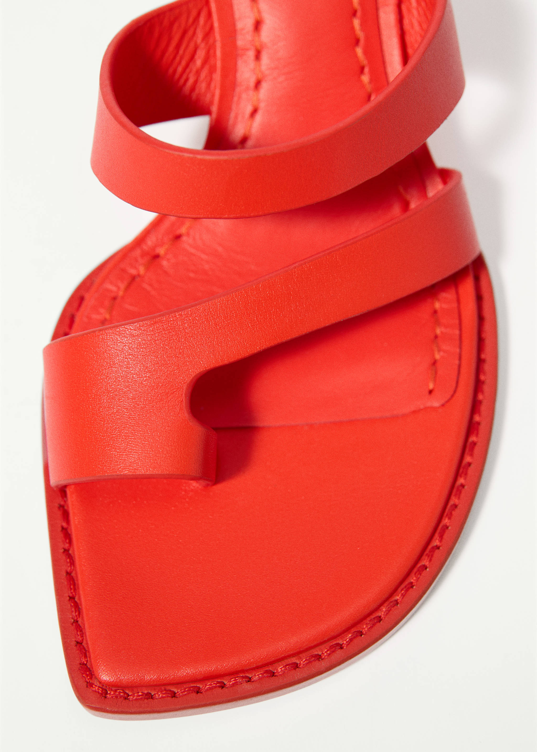 Wedge leather sandals - Details of the article 2