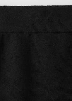 Short skirt with side opening — Black 6