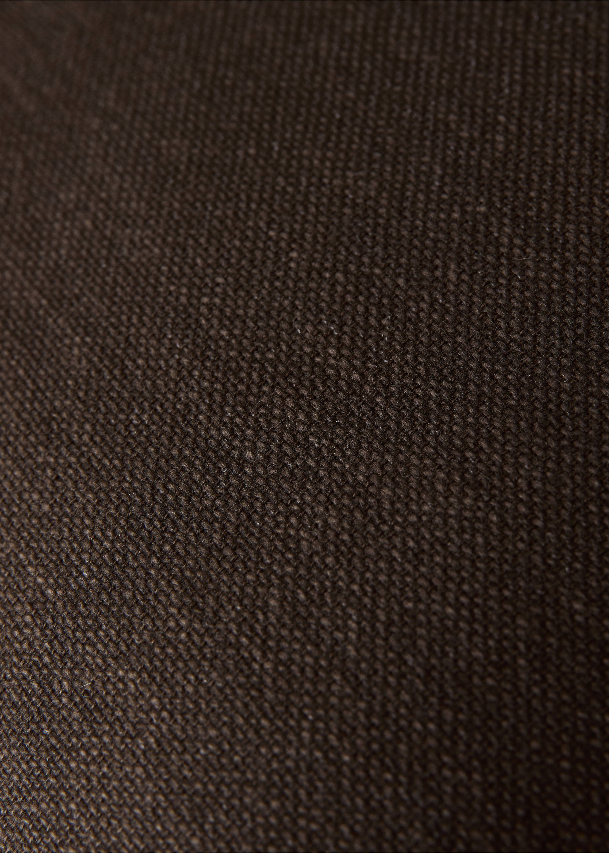 Cotton cushion cover with structure 60x60cm - Details of the article 3, Brown. Ref: 37031463-00.
