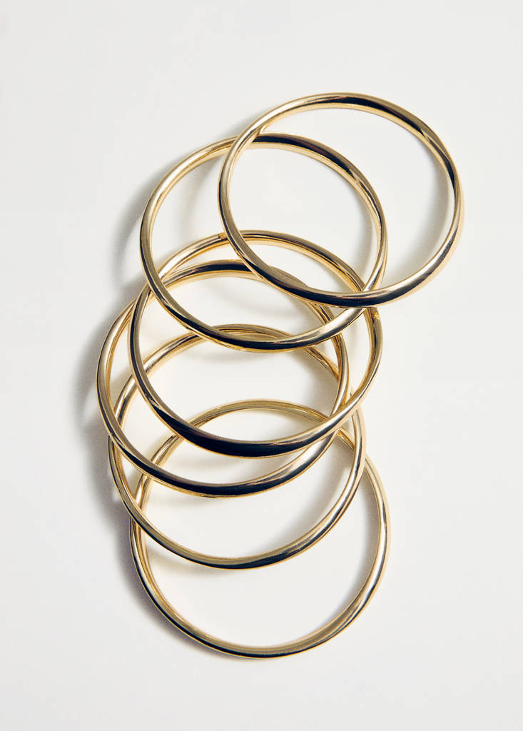 Mixed bracelet set — Gold