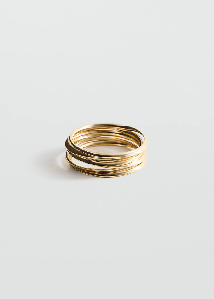 Mixed bracelet set — Gold