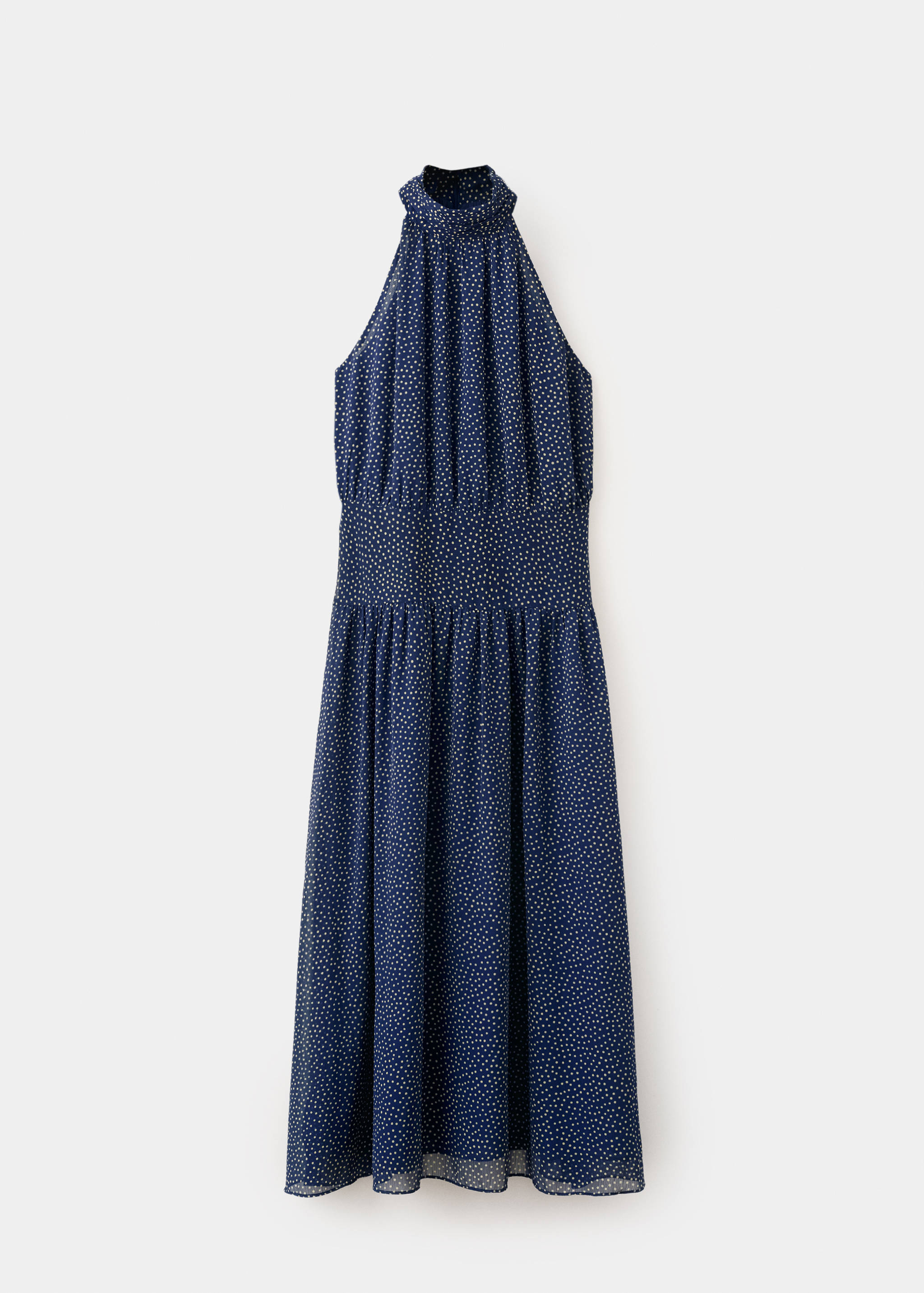 Halter polka dot dress - Article without model