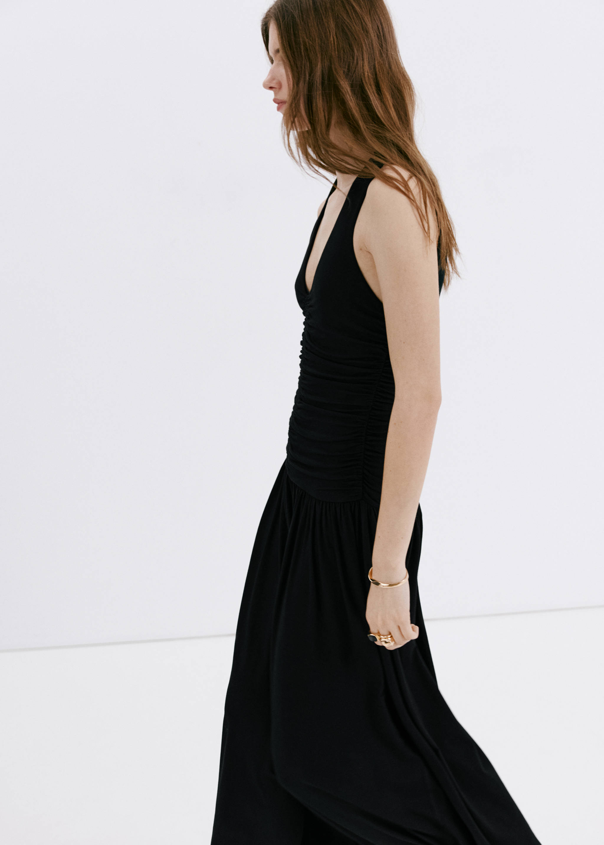 Robe longue froncée - Détail de l'article 1