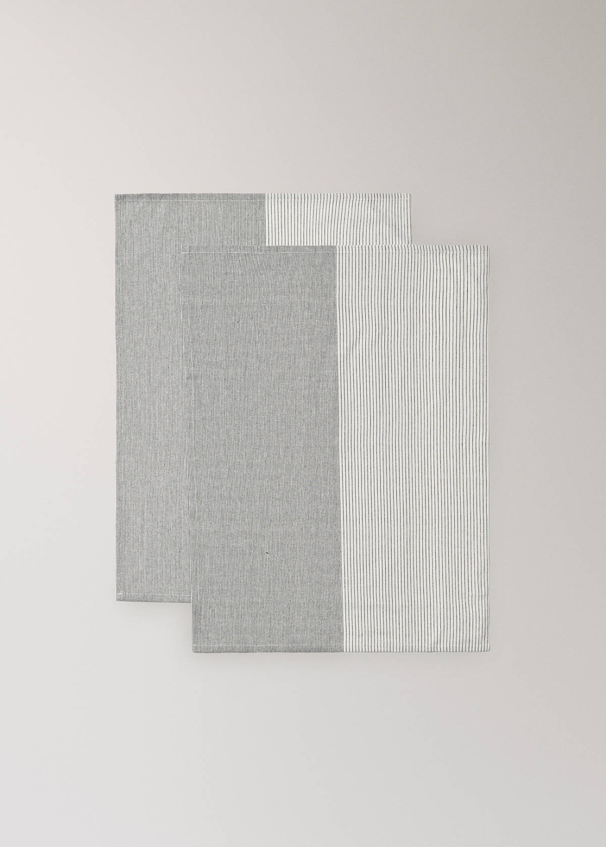 Striped cotton cloths — Grey
