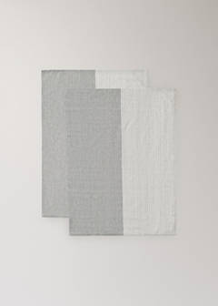 Striped cotton cloths — Grey 2