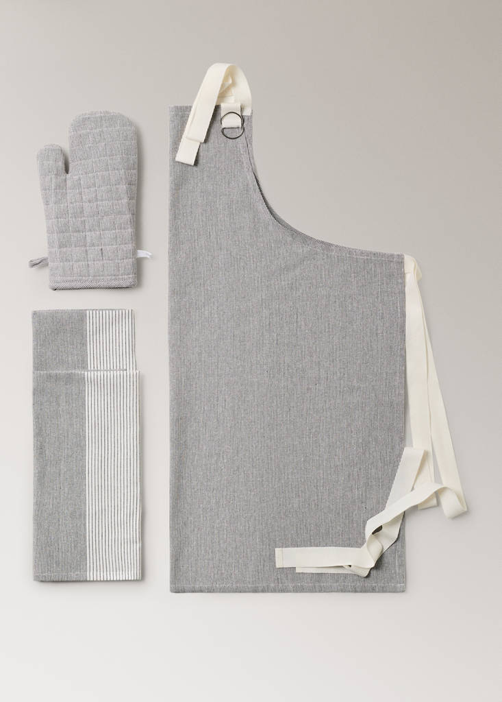 Striped cotton cloths — Grey