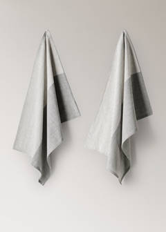Striped cotton cloths — Grey 6