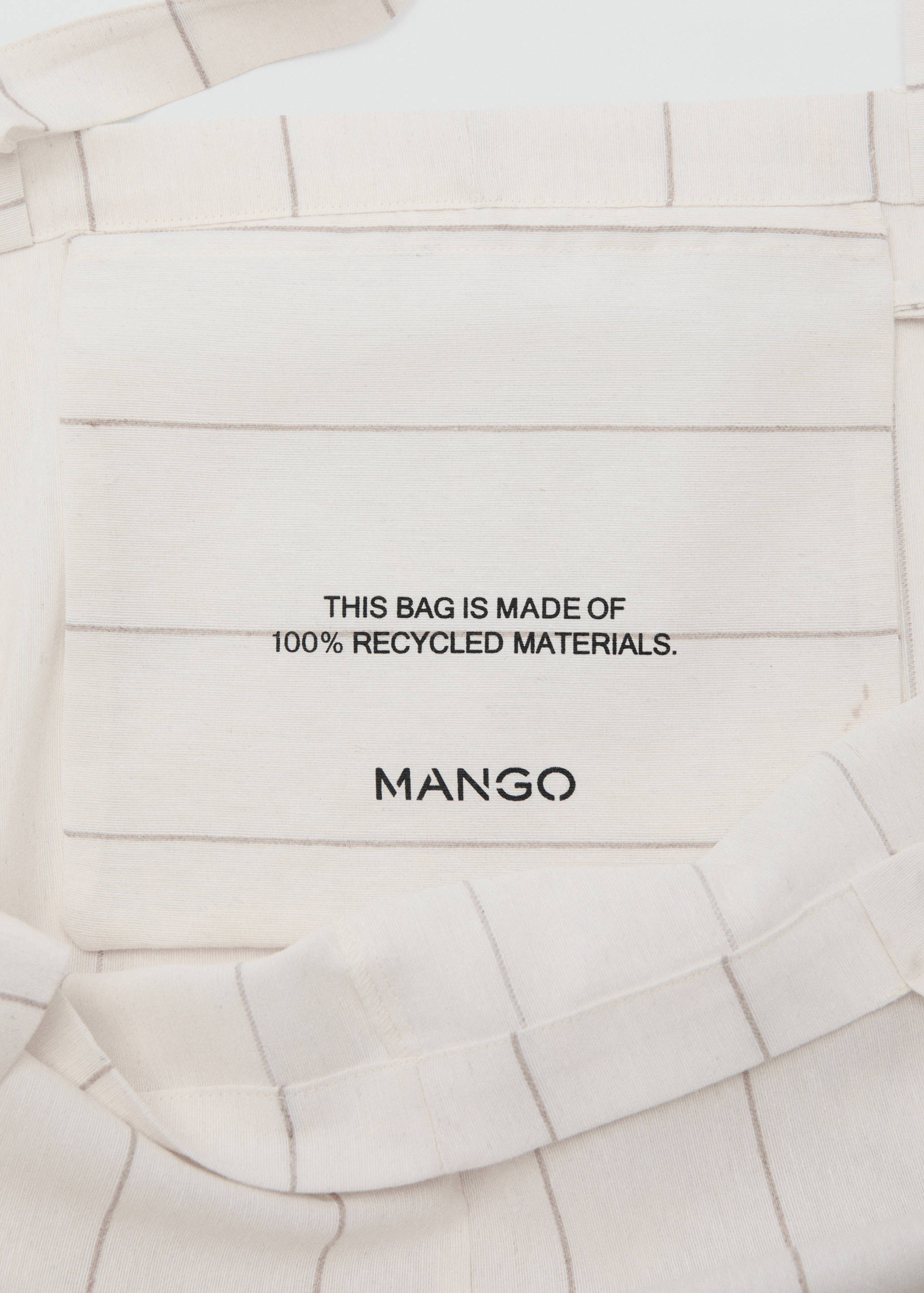 Striped tote bag - Details of the article 1