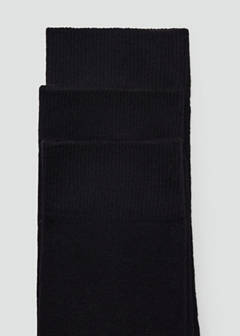 3-pack long cotton socks — Black 2