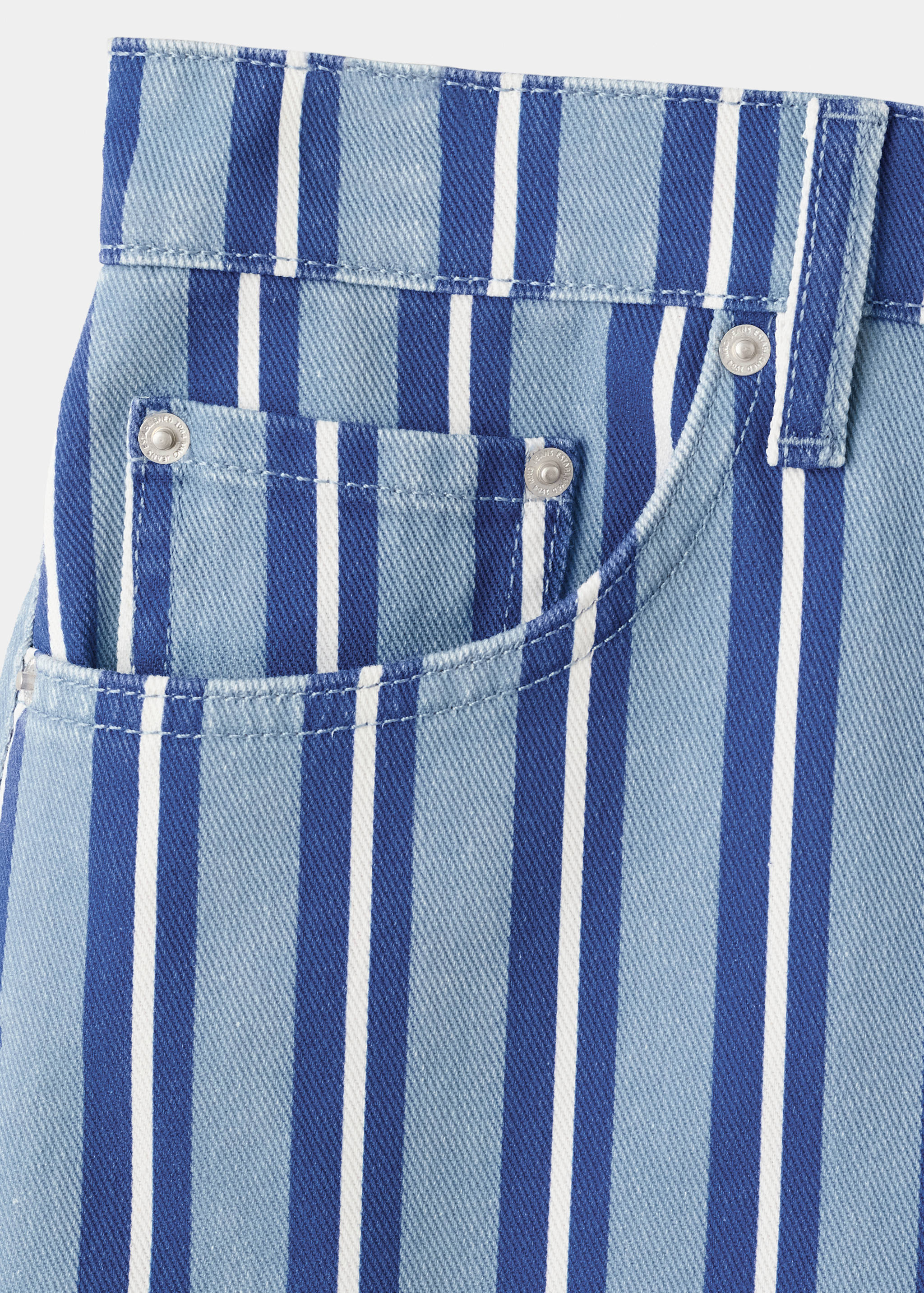Shorts rectos rayas - Detalle del artículo 0