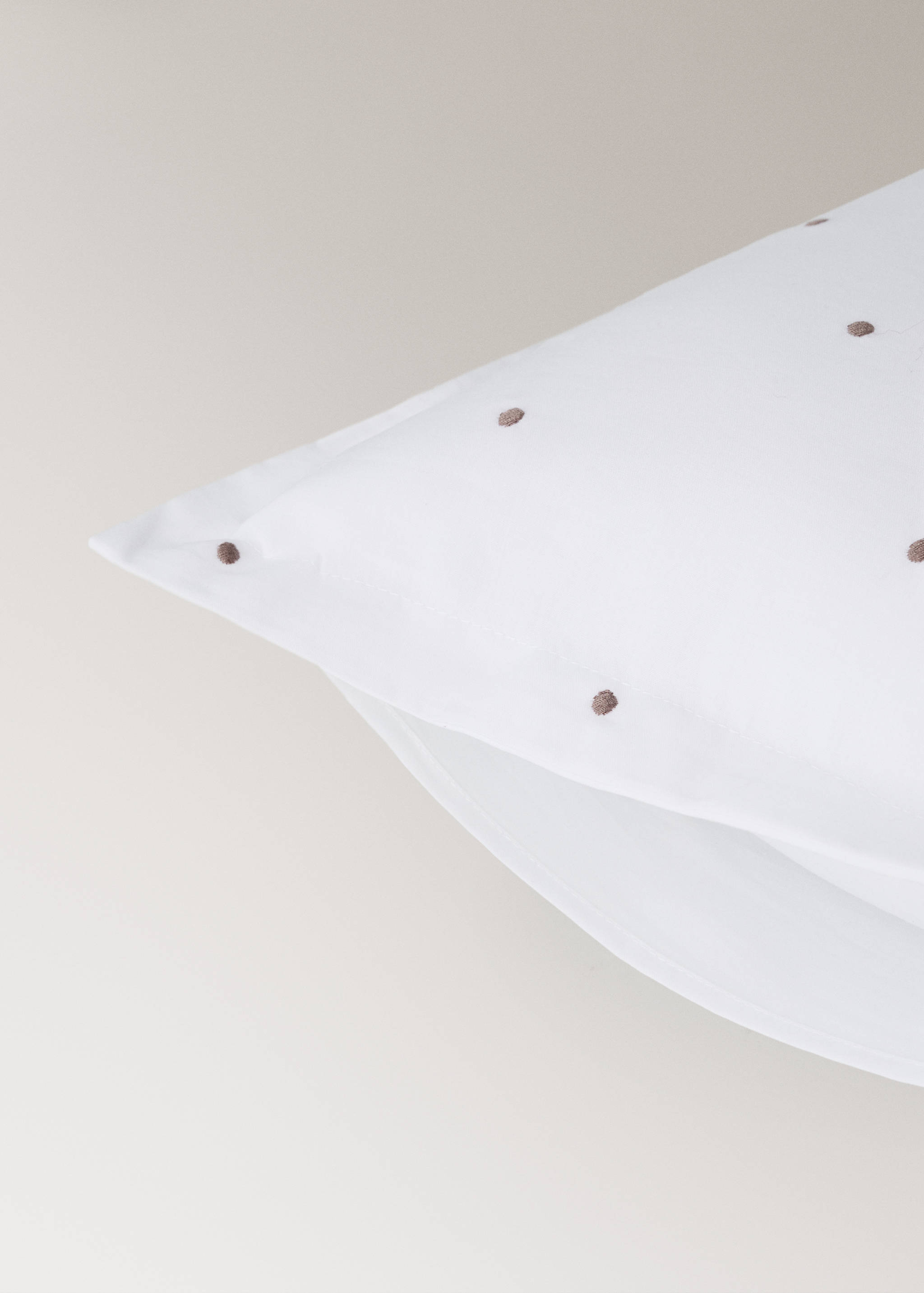 Plumeti cotton percale cushion cover 30x40 cm - Details of the article 1