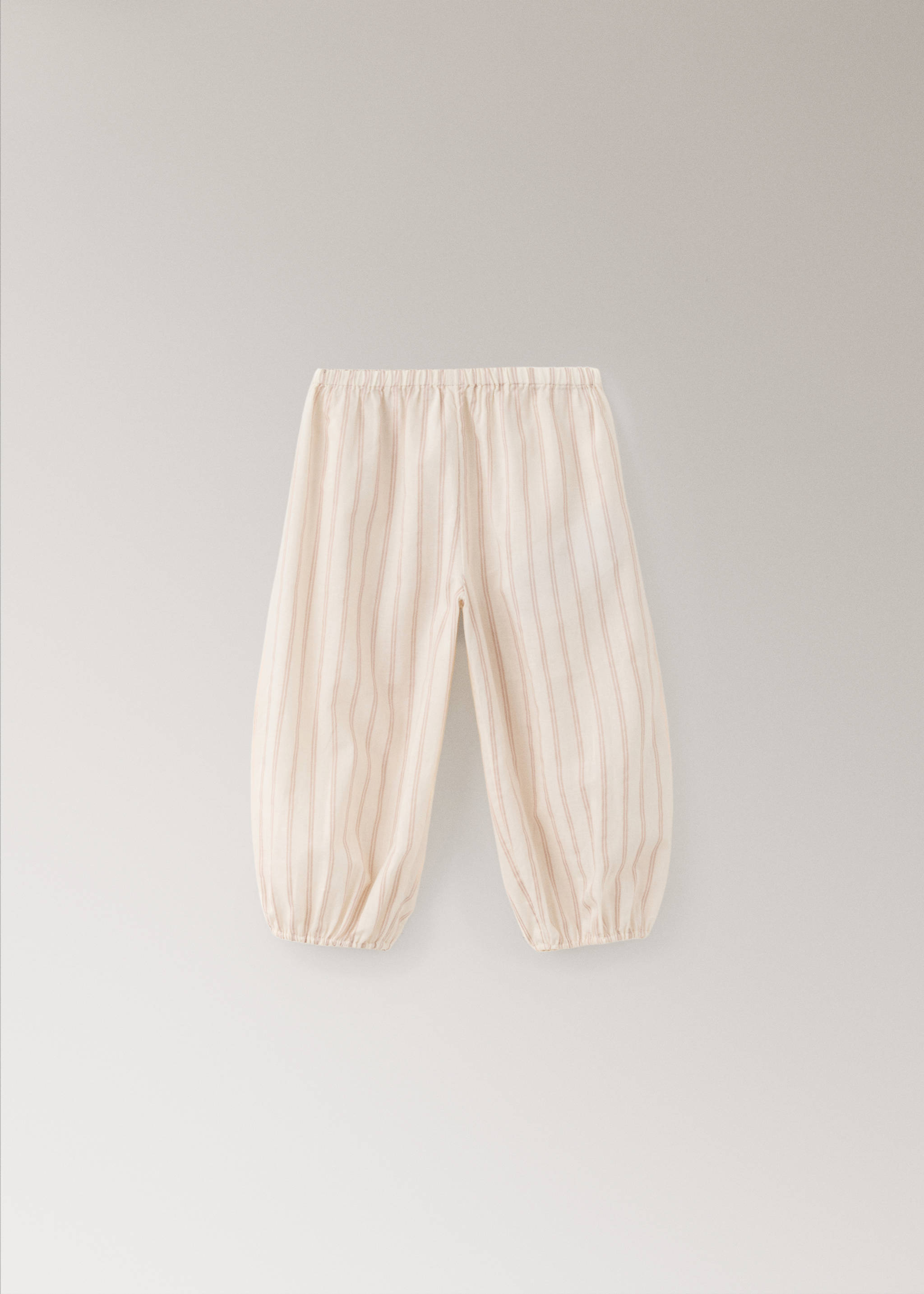 Striped pajama trousers - Article without model