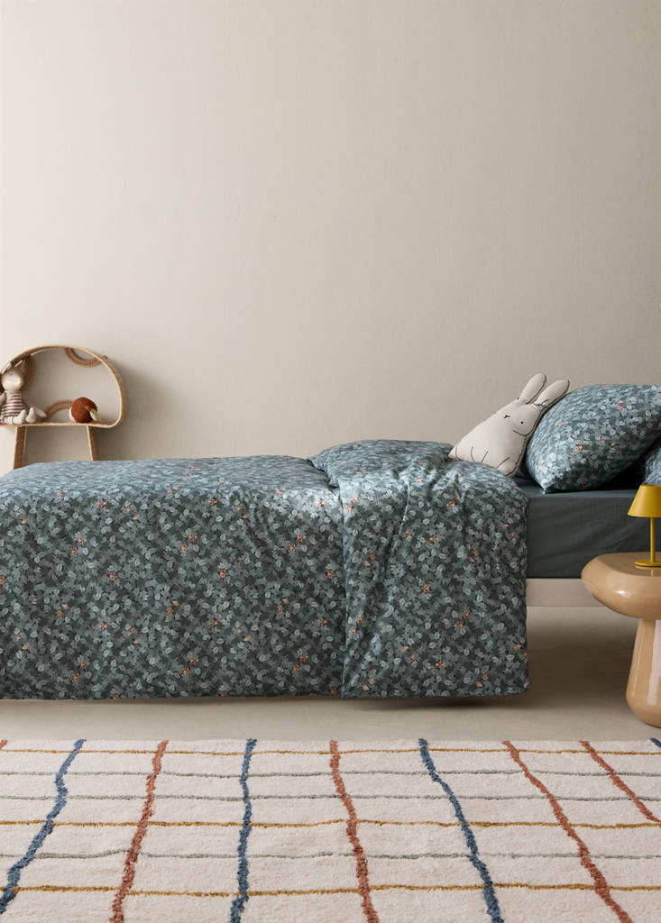Printed children’s duvet cover for a 90 cm bed — Green