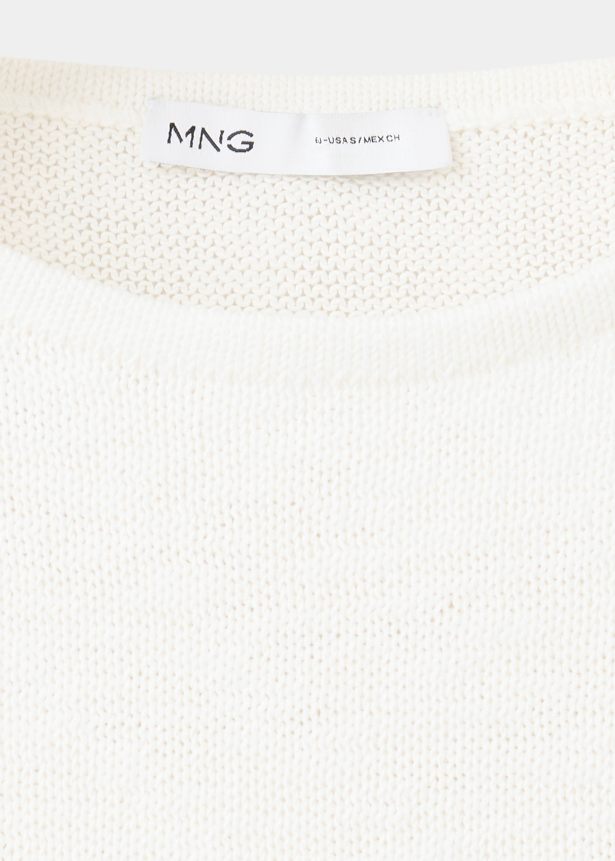 Stricktop mit Spitzendetail - Detail des Artikels 8