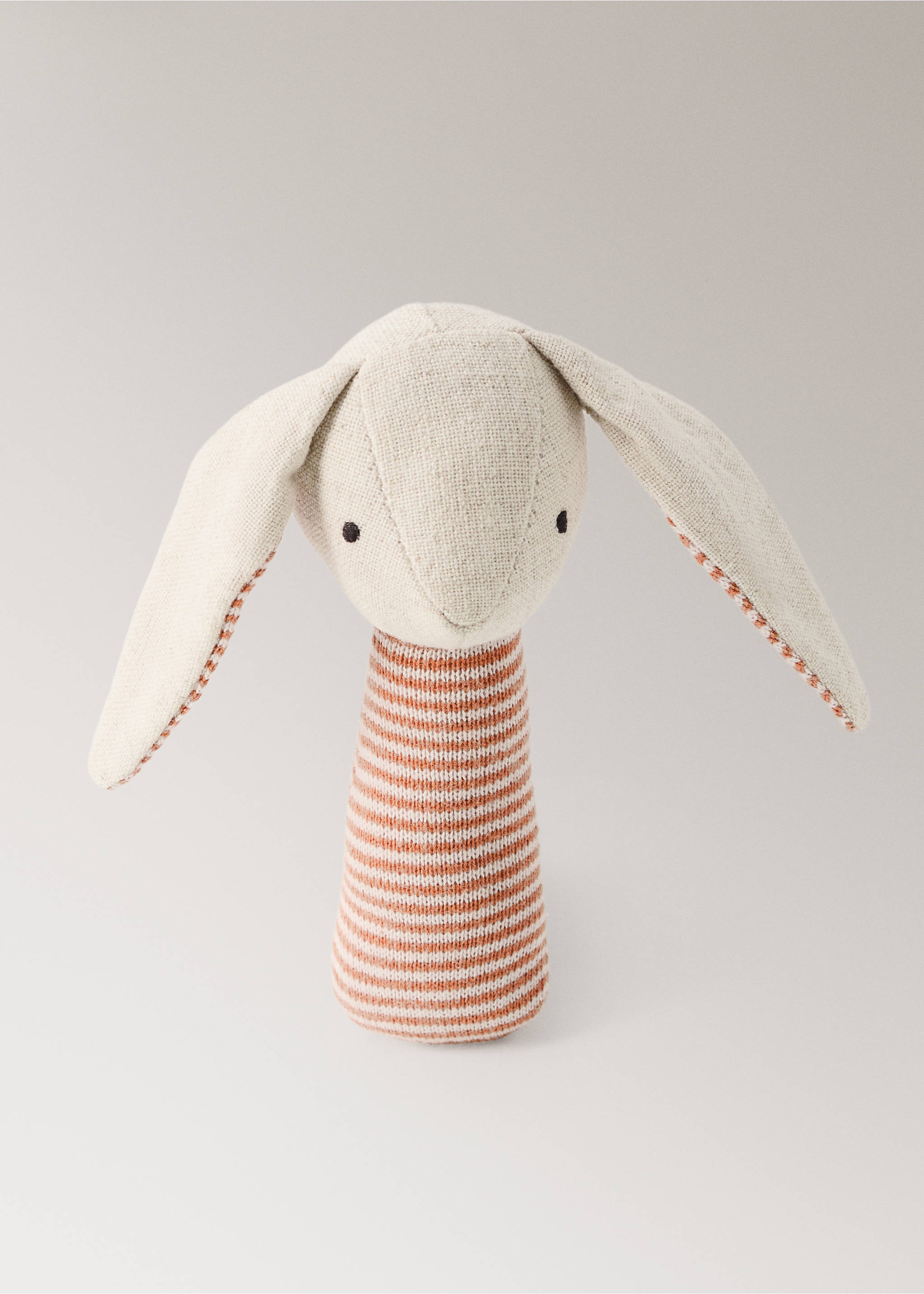 Baby comforter lapin - Λεπτομέρεια του προϊόντος 1, Άμμος. Ref: 37031531-00.
