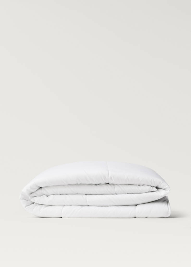 Mikrofaser-Bettdecke 125g Bett 150/160cm — Weiß