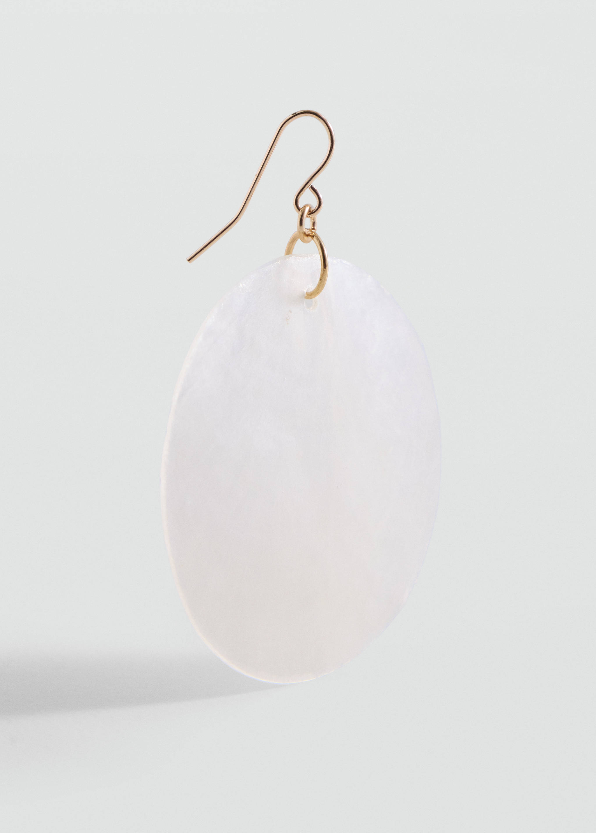 Shell pendant earrings - Medium plane