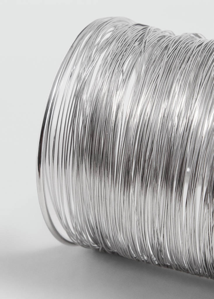 Rigid bracelet — Silver