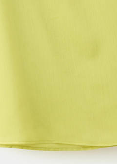 Printed dress with foulard — Lime 7