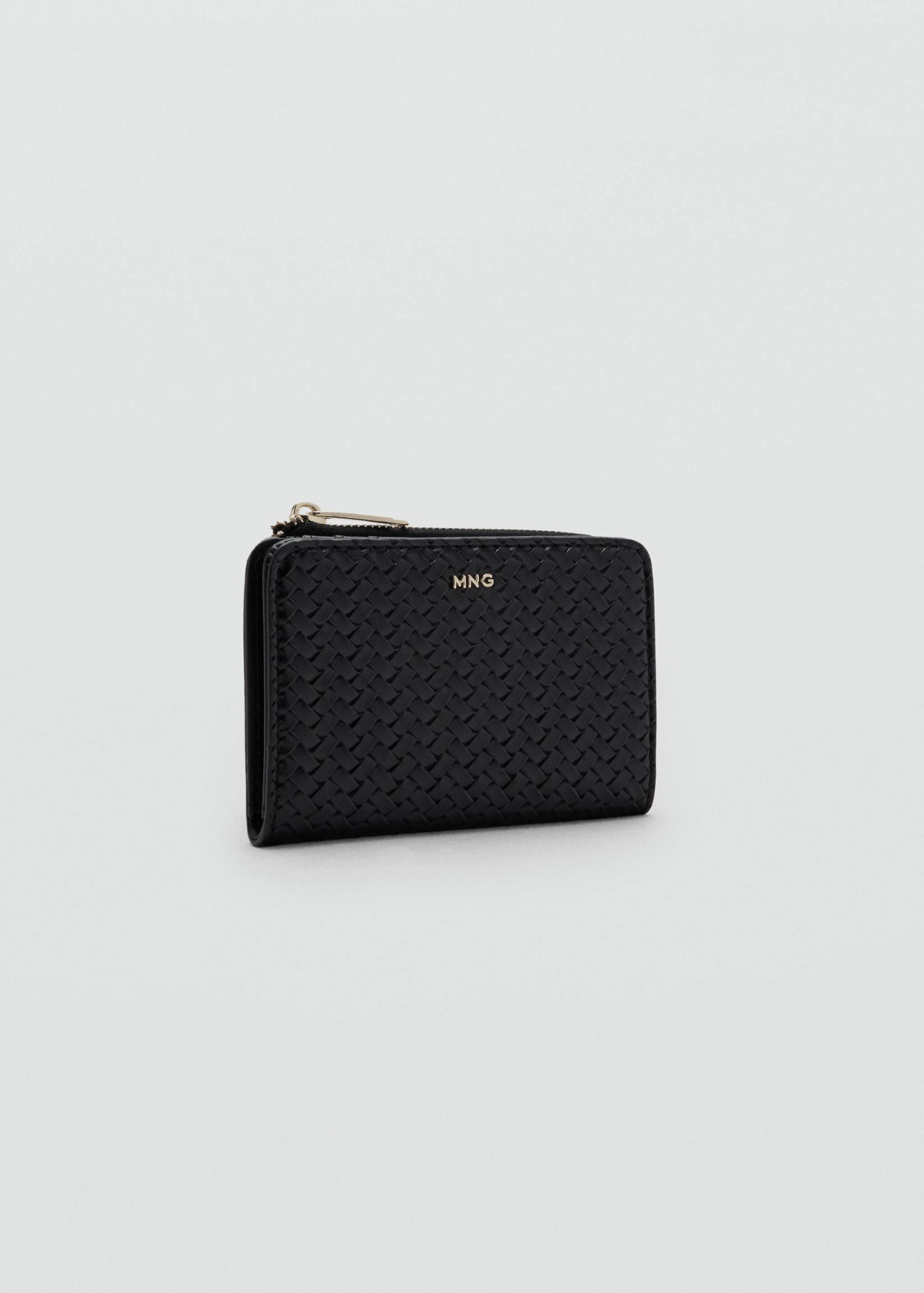 Medium braided wallet - Medium plane