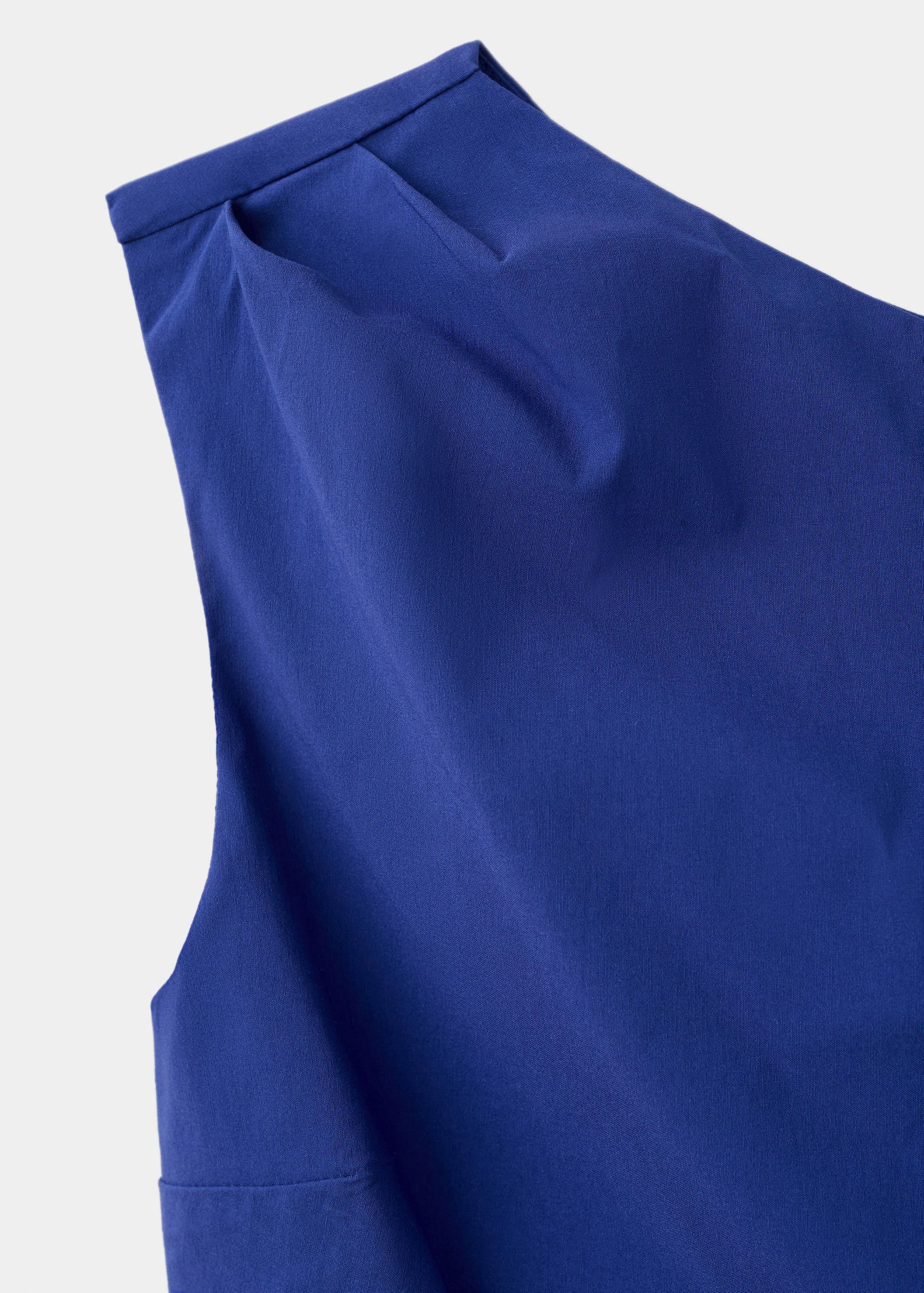 Robe col asymétrique avec détail nœud - Détail de l'article 0