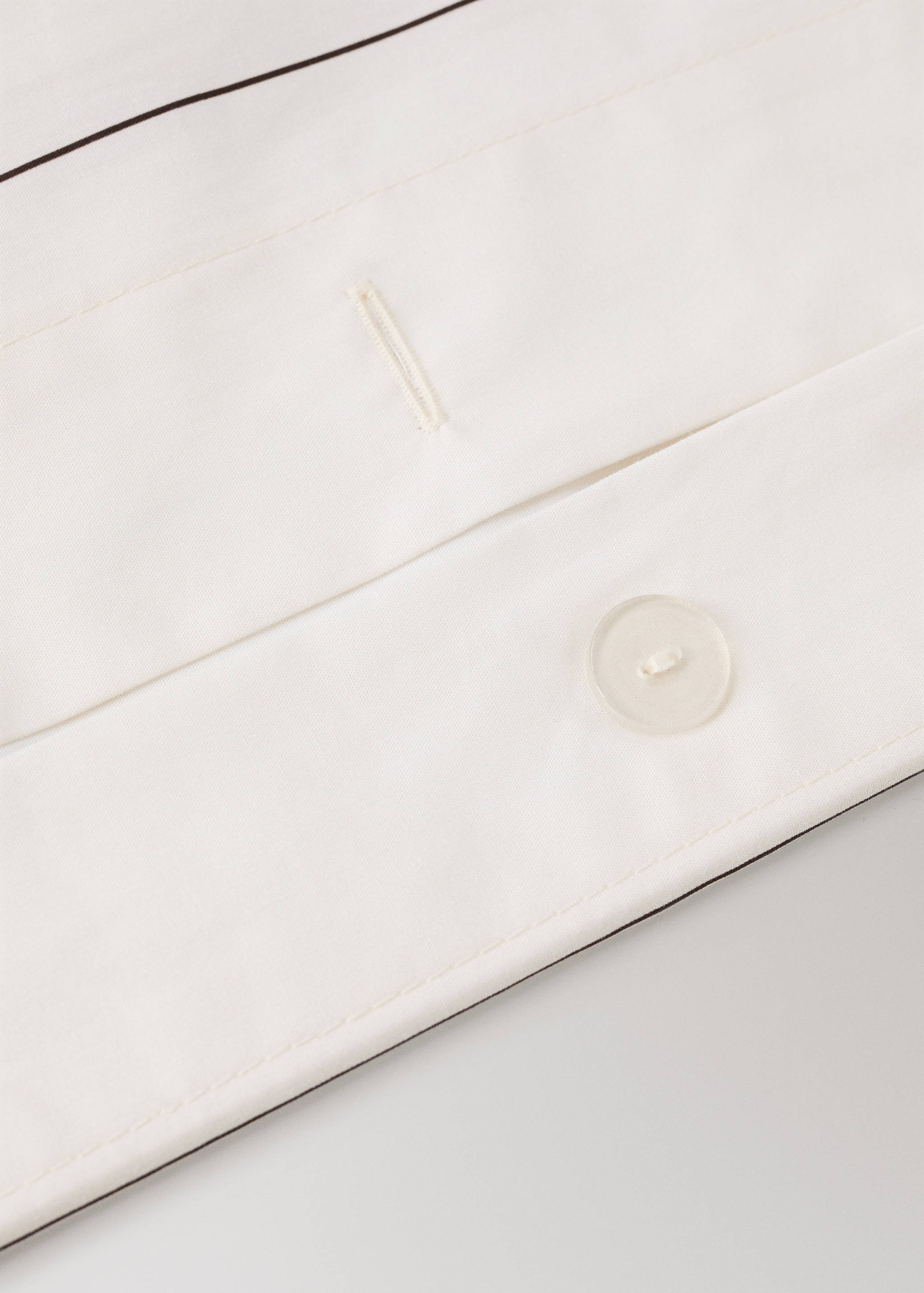 100% cotton percale checked duvet cover for 150/160 cm bed - Details of the article 2