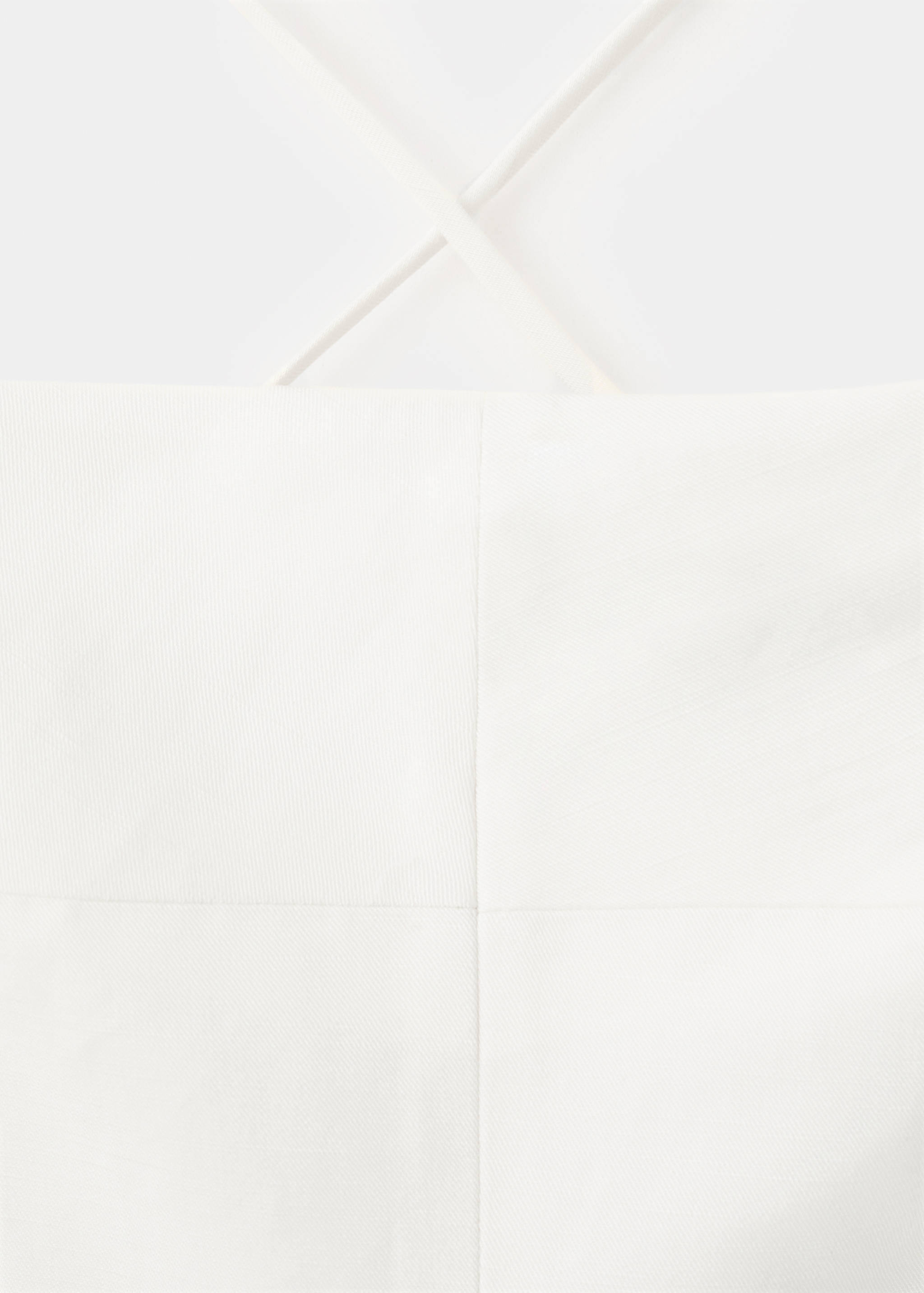 Cross-back linen playsuit - Details of the article 8