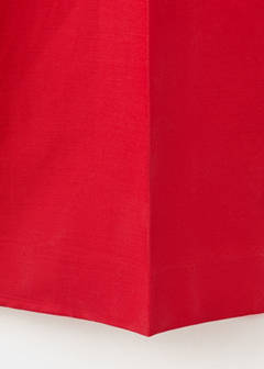Cross-back linen blend playsuit — Red 7