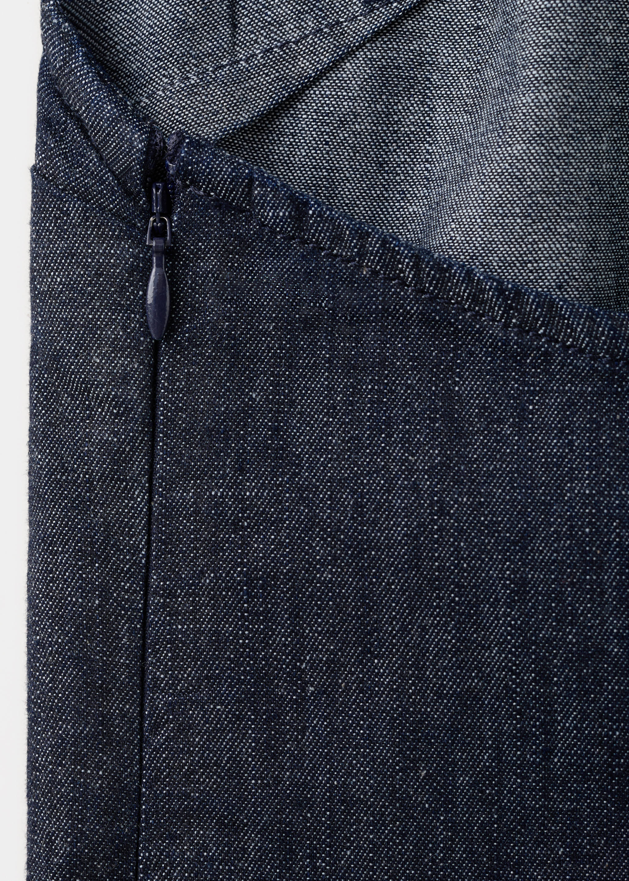 Halter denim dress - Details of the article 0