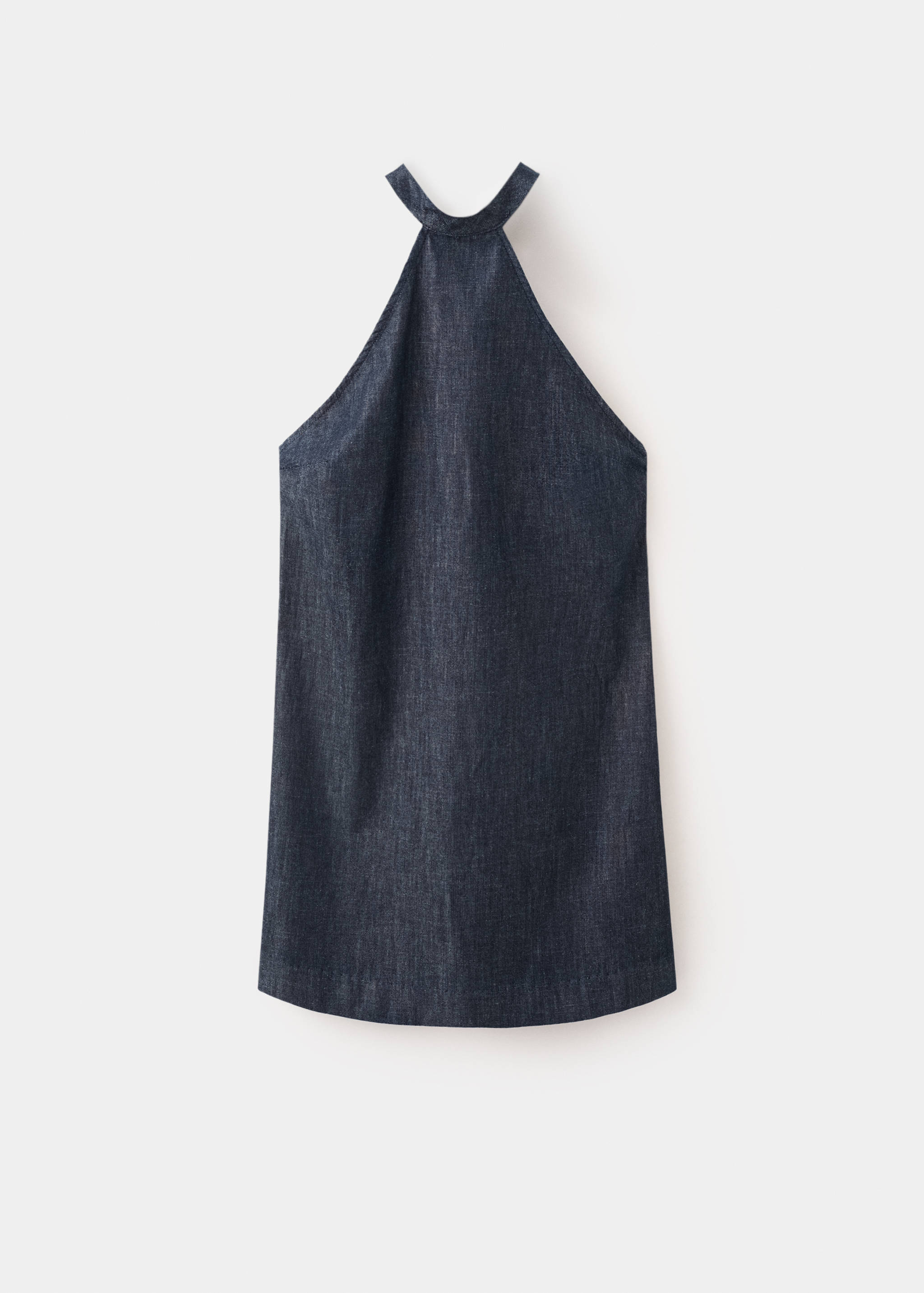 Halter denim dress - Article without model