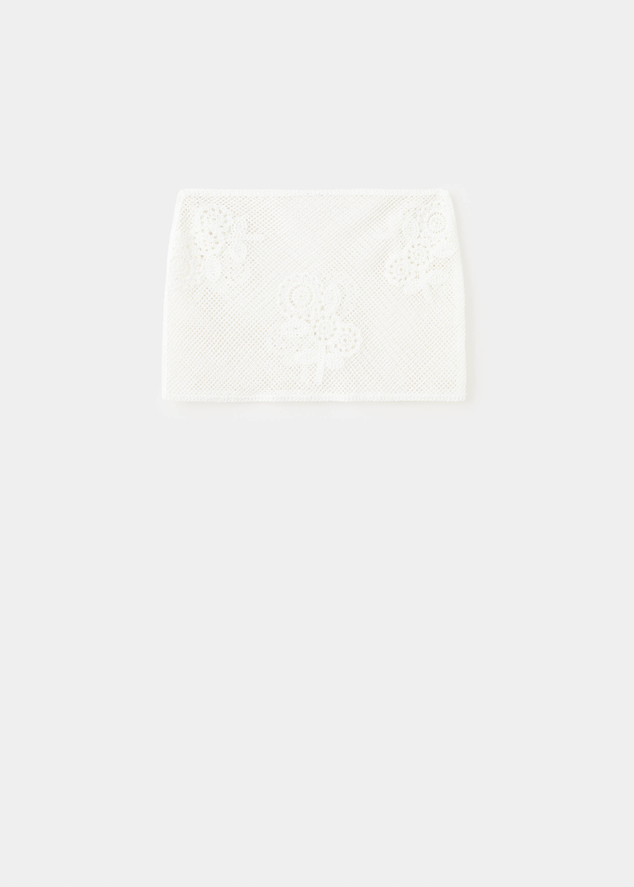 Floral crochet skirt - Article without model