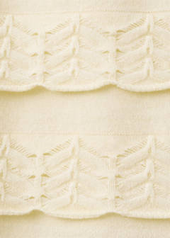 Ruffle knit top — Pastel Yellow 6