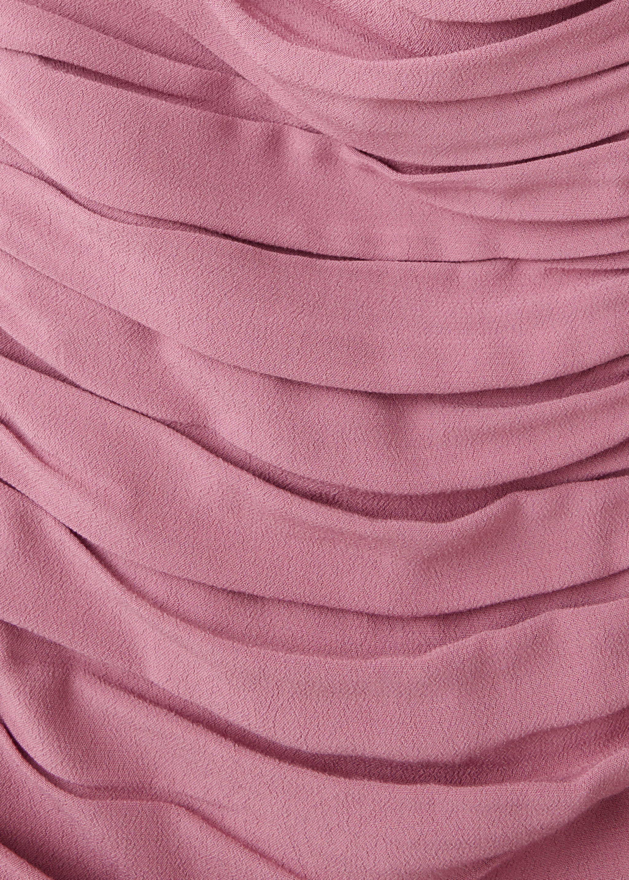 Draped dress with cross-back straps - Details of the article 0