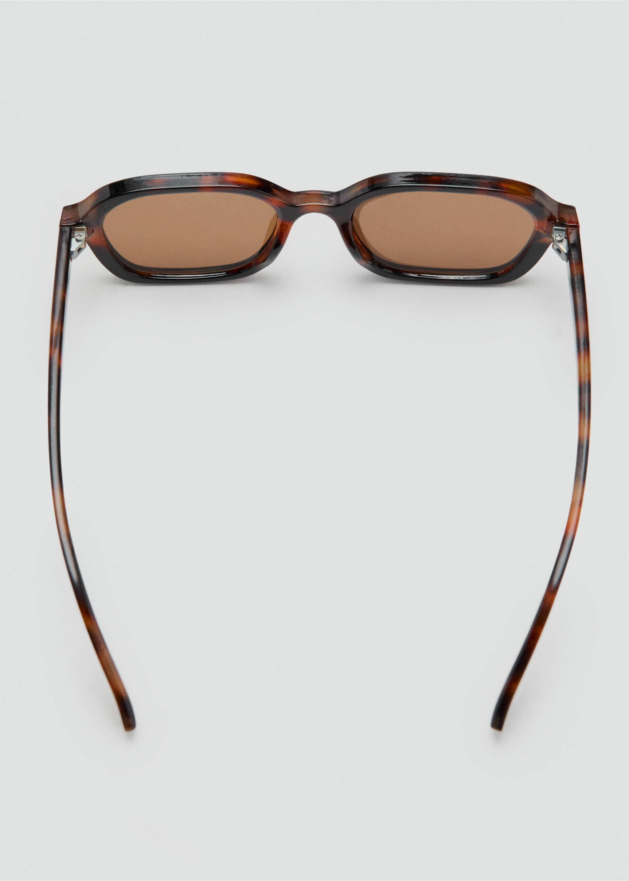 Lunettes de soleil monture semi-transparente - Détail de l'article 1, Chocolat. Ref: 37032539-00.