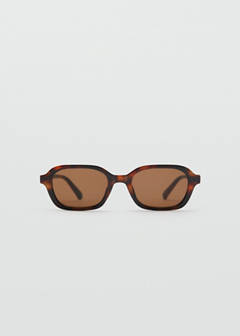 Semi-transparent frame sunglasses — Chocolate 4