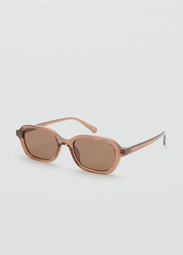 Semi-transparent frame sunglasses — Pastel Pink