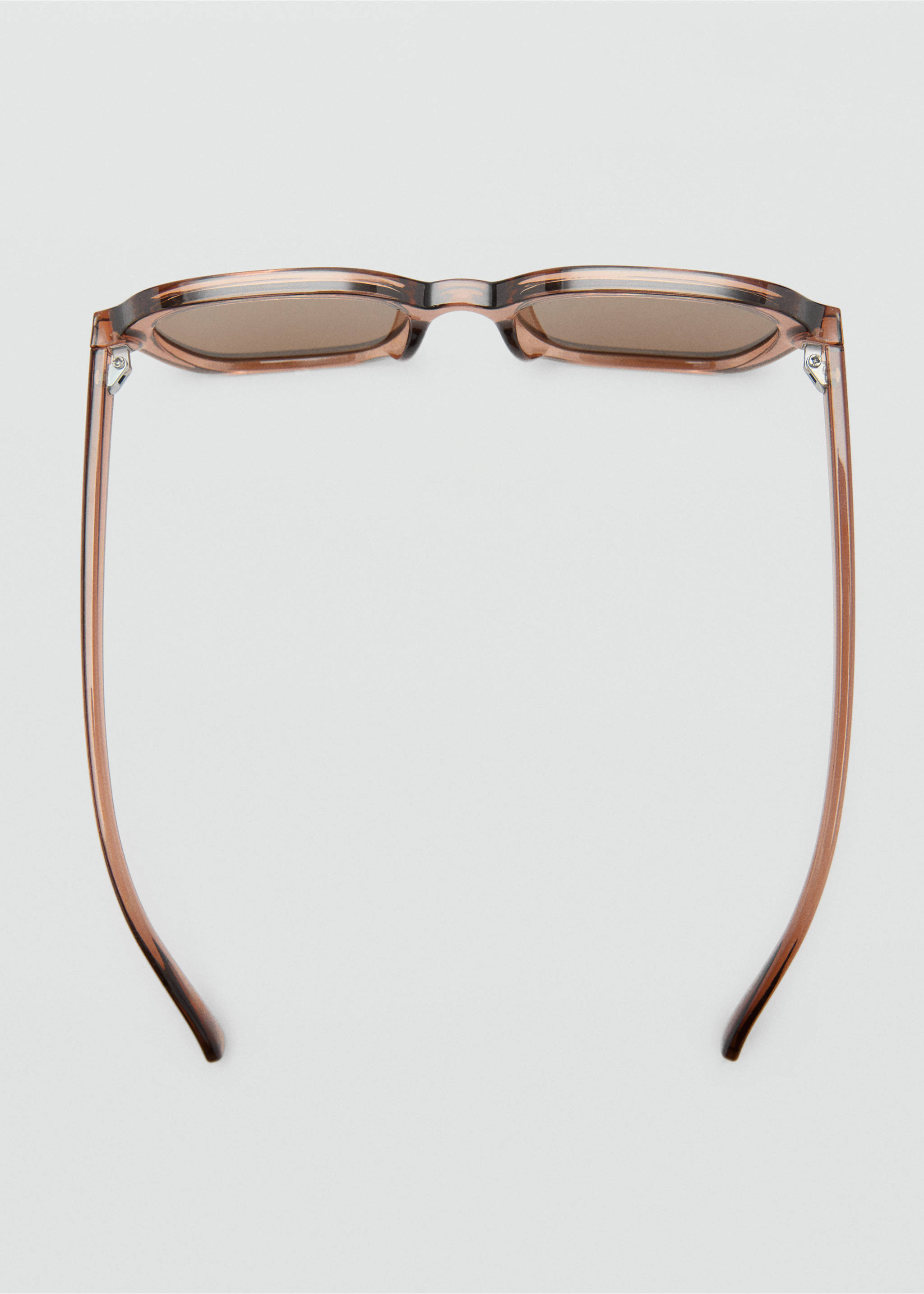 Semi-transparent frame sunglasses - Details of the article 1, Pastel Pink. Ref: 37032539-00.