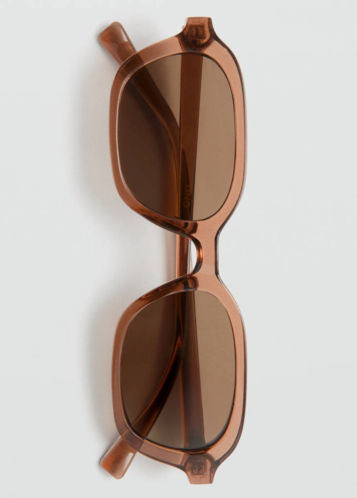 Semi-transparent frame sunglasses — Pastel Pink