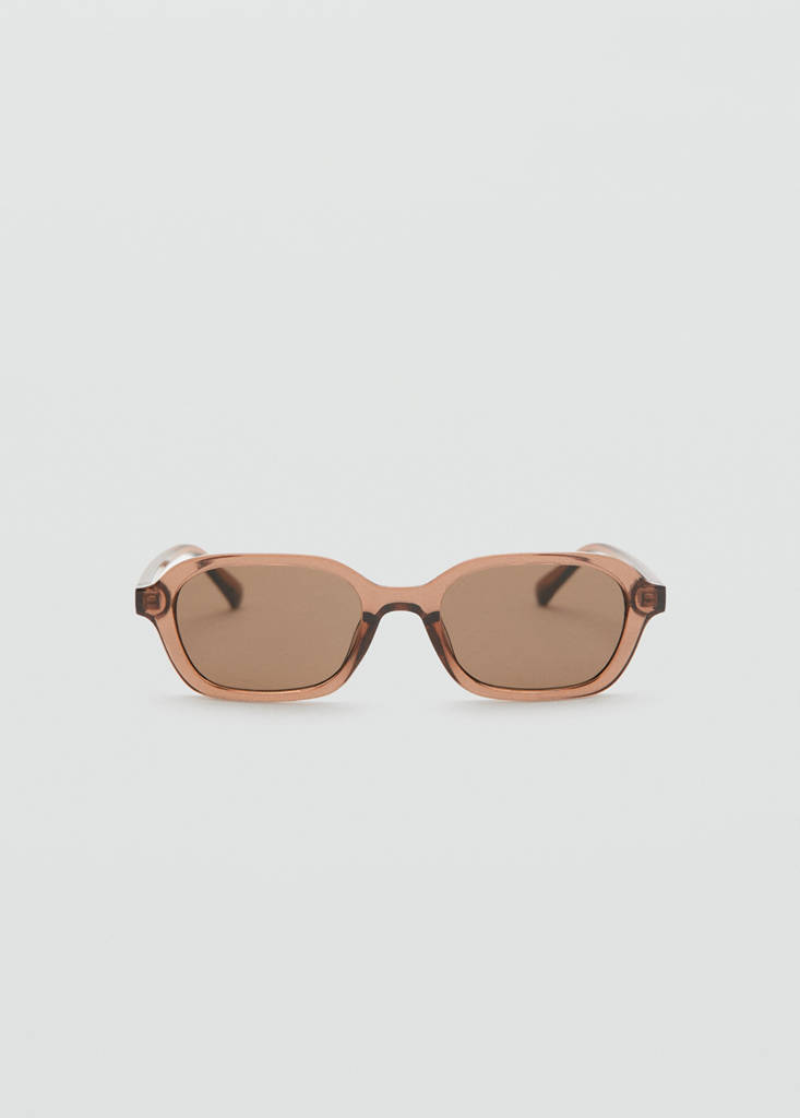 Semi-transparent frame sunglasses — Pastel Pink