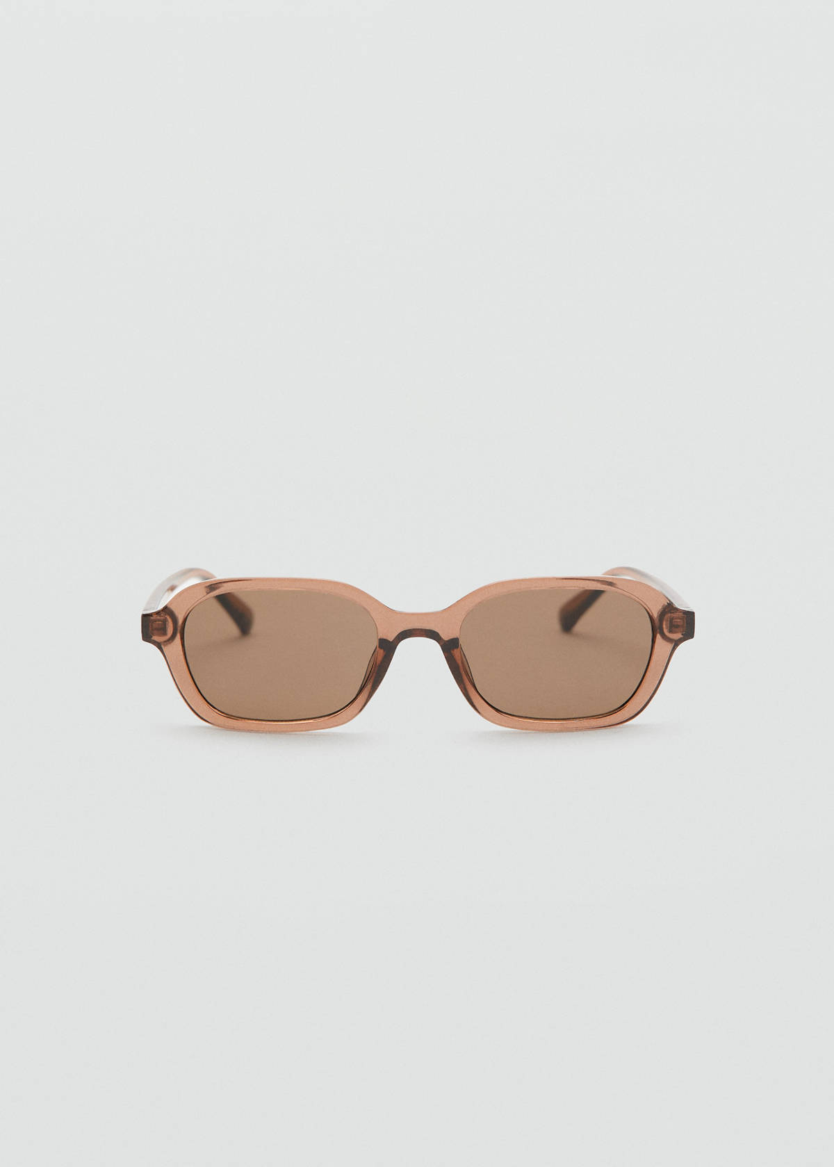Semi-transparent frame sunglasses — Pastel Pink