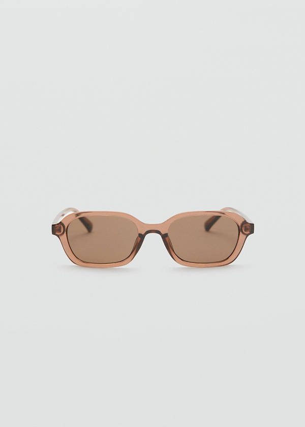 Semi-transparent frame sunglasses — Pastel Pink