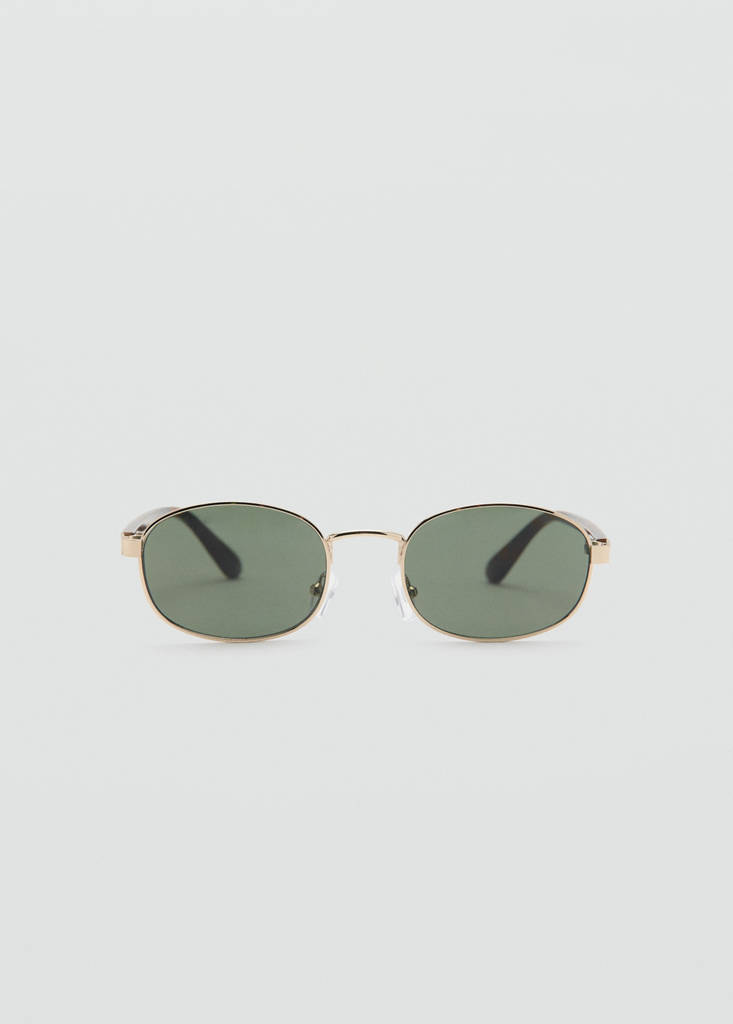Metallic frame sunglasses — Gold